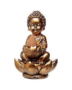 Puckator - Small Buddha and Lotus Backflow Incense Burner